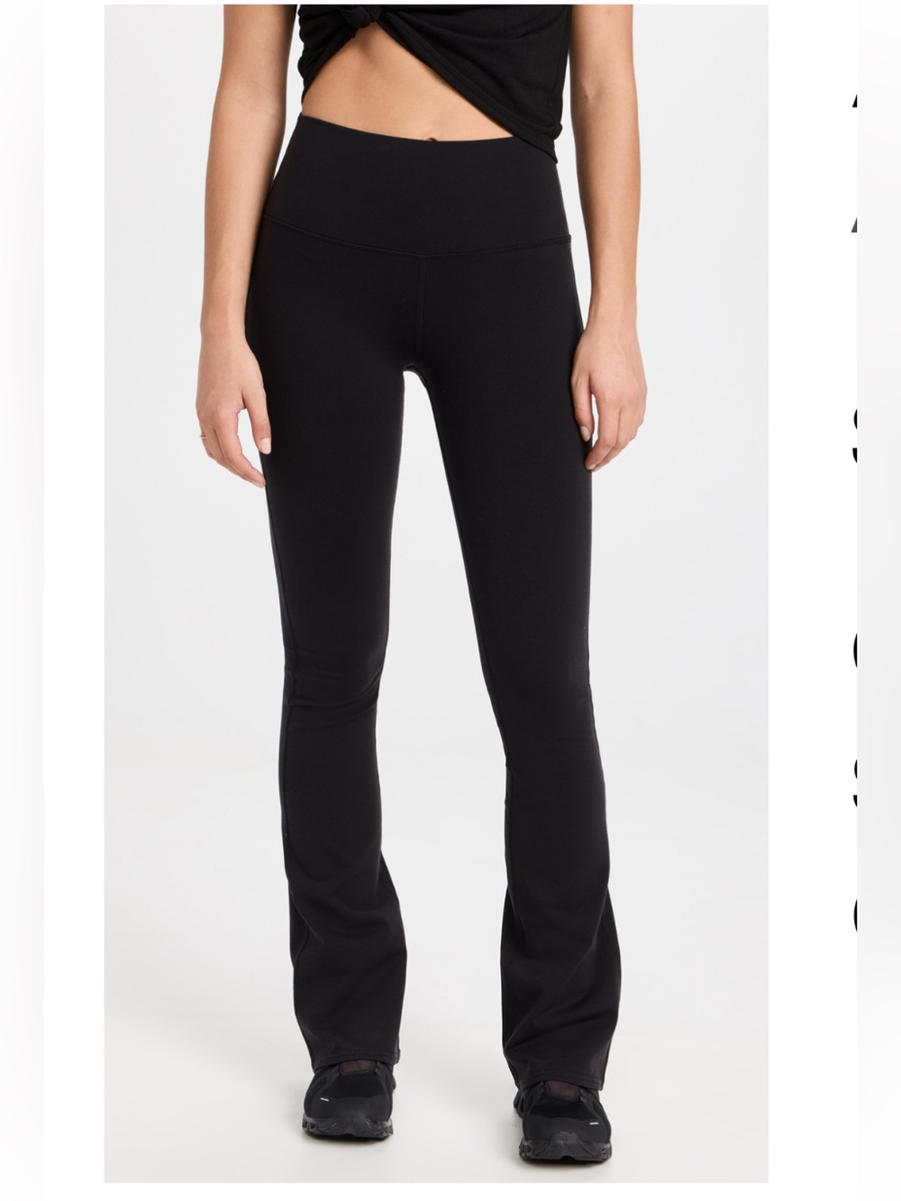 NWOT, Alo Yoga
Airbrush High Waist Bootcut Leggings Black